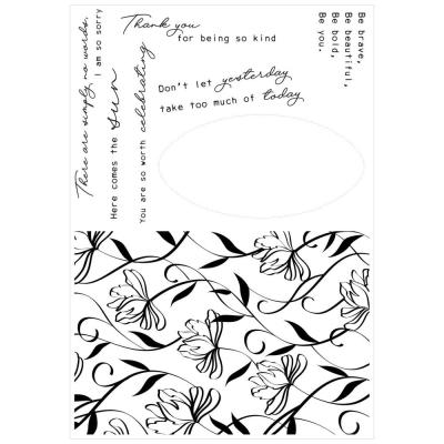 Sizzix by Stacey Park Framelits Die & Stamps - Wall Flower